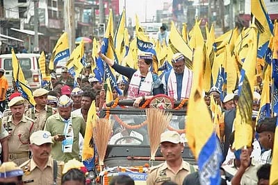 Assam: AAP Leader Atishi Marlena Leads Massive Roadshow in Assam, Galvanizing Support for Dibrugarh Lok Sabha Candidate