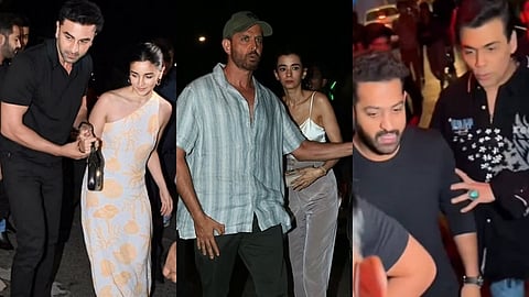 Tollywood’s pan-India star NTR Jr bonds with Karan Johar, Ranbir Kapoor, Alia Bhatt, Hrithik Roshan