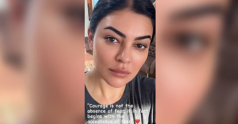 Former Miss Universe Sushmita Sen shares her life’s mantra ‘Courage is the acceptance of fear’