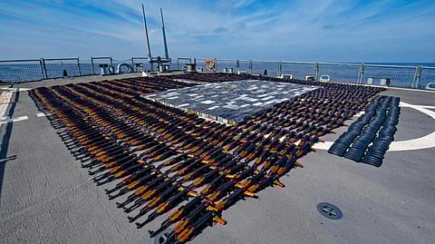 United States transfers thousands of seized weapons to Ukraine