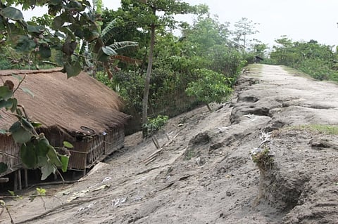 Grant of land right, construction of bridges and embankment demanded in Lakhimpur district