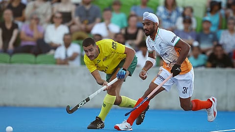 Indian men’s hockey team go down against Australia in their third Match Of Test Series