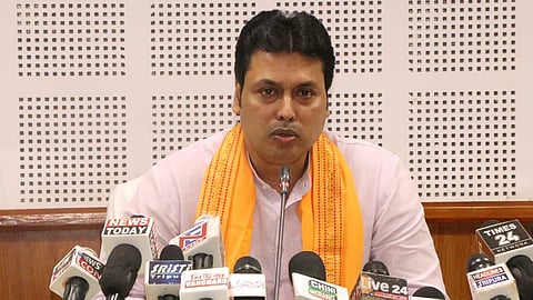 Tripura BJP candidate Biplab Kumar Deb dares victims of CPIM-Cong ‘excesses’ to vote for joint candidate