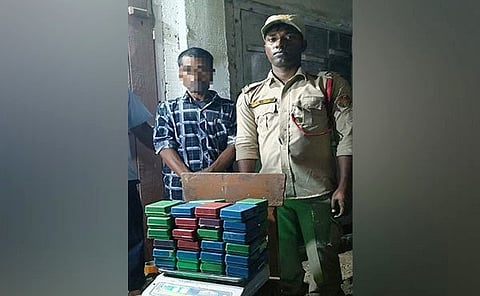 Assam: One person arrested with 576 grams of heroin in Nagaon district
