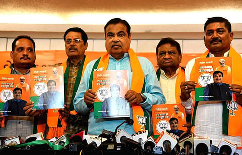 Union Minister and BJP nominee Nitin Gadkari promises speedy transformation of Nagpur