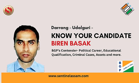 Darrang-Udalguri Lok Sabha Elections 2024: Know Your Candidate Biren Basak, BGP’s Contender