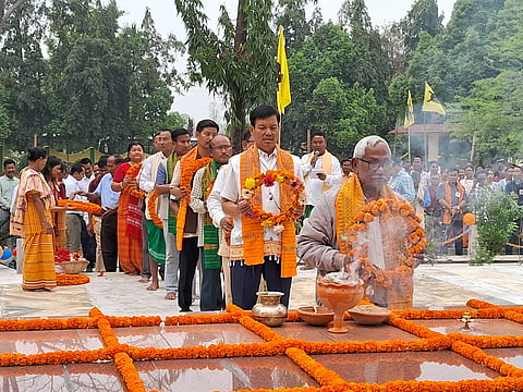 ABSU and UNB Trust observe 68th birth anniversary of Bodofa UN Brahma in Kokrajhar district