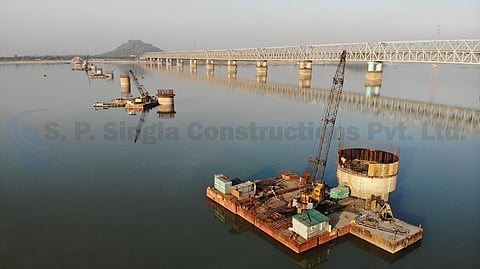 New bridge over Brahmaputra at Jogighopa nearly 45% complete