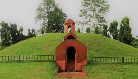 Thai tourists visit historic Charaideo Maidams