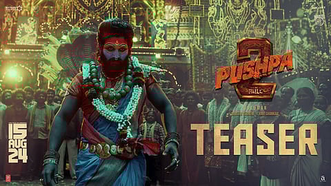 ‘Pushpa 2: The Rule’ teaser out!, Allu Arjun rocks dramatic makeup, jewellery and saree