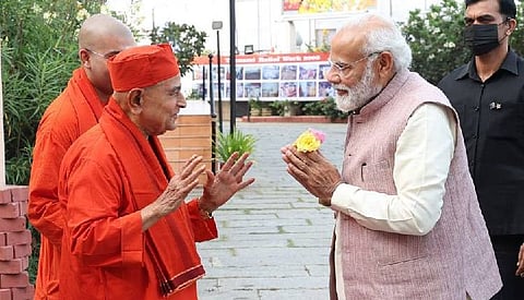 Prime Minister Narendra Modi has high hopes on new Ramakrishna Mission president Swami Gautamanandaji Maharaj