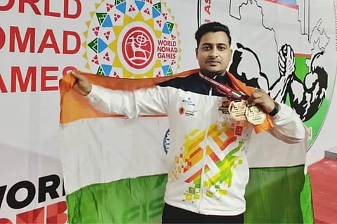 Shrimant Jha wins gold in Asia Para-Arm Wrestling Championship 2024