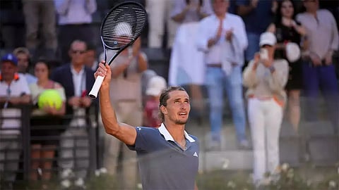 Former champion Alexander Zverev battles past Tabilo to reach Italian Open final