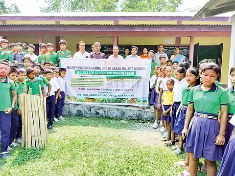 Millet for School Children in Assam