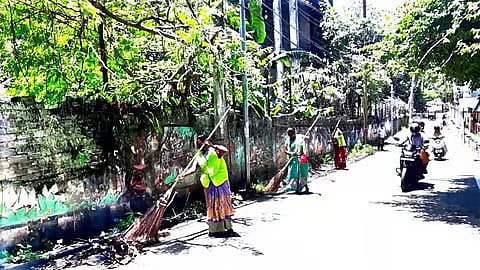 Cleanliness drive conducted at Nabagraha Temple by Voice of Environment and Guwahati Municipal Corporation