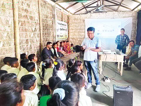 Orang National Park & Tiger Reserve Authority, Aaranyak collaborately organized an awareness on rhino conservation