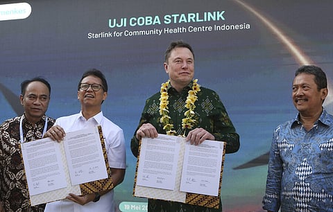 Tesla and SpaceX CEO Elon Musk launches Starlink in Indonesia