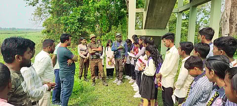 Field Director of Orang National Park and Tiger Reserve Pradipta Baruah highlighted community role in protecting wandering park animals