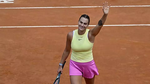 Italian Open: Aryna Sabalenka breezes past Jelena Ostapenko