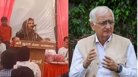 Congress leader Salman Khurshid, niece Maria Alam Khan booked for ‘vote jihad’ speech