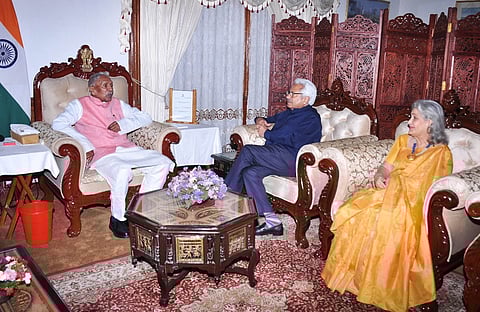 NIT chief and director meet Meghalaya Governor Phagu Chauhan at Raj Bhavan