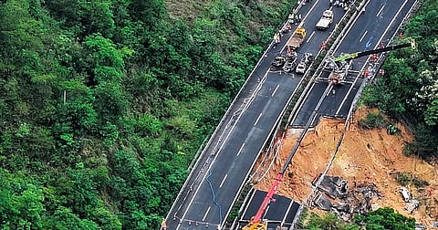 24 killed as highway collapses in China: Local Authorities
