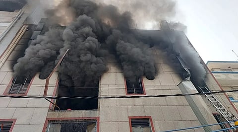 Fire breaks out in Delhi factory; six injured: Delhi Fire Services (DFS) chief Atul Garg