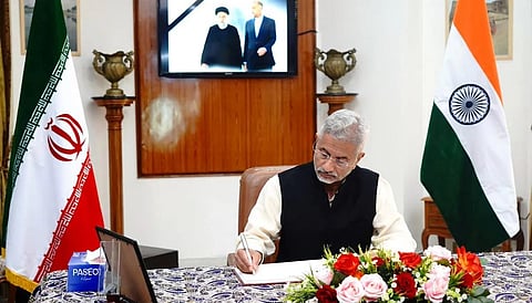 External Affairs Minister S. Jaishankar visits Iranian Embassy