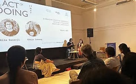 Arunachal’s wildlife photographer Chajo Lowang converses at ‘The Act of Doing’ event