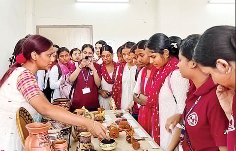 Exhibition on ‘Archaeology: A journey through our shared past’ organized at Cotton University