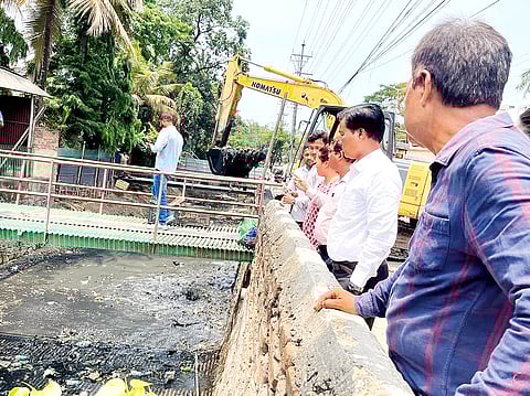 GMC intensifies efforts to prevent flooding; Guwahati Mayor inspects areas