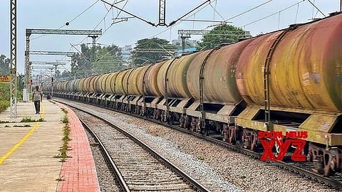 petrol laden wagons