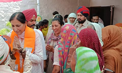 ‘People will teach Aam Aadmi Party a lesson’: BJP candidate Parampal Kaur Sidhu