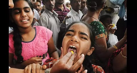 178-yr-old practice of distributing ‘fish prasadam’ in Hyderabad
