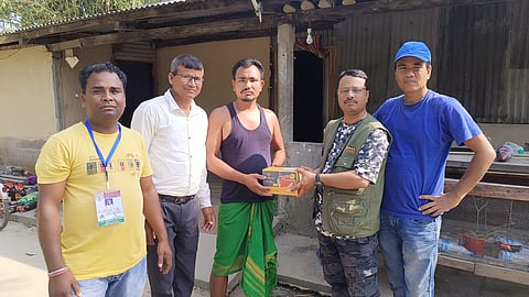 Man-elephant conflict: Torchlight distributed among residents of Nalbari district and Tamulpur, Baksa
