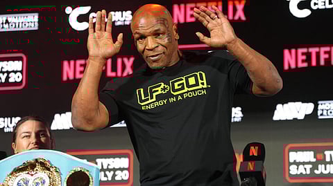 Mike Tyson says he feels ‘100%’ after plane health scare