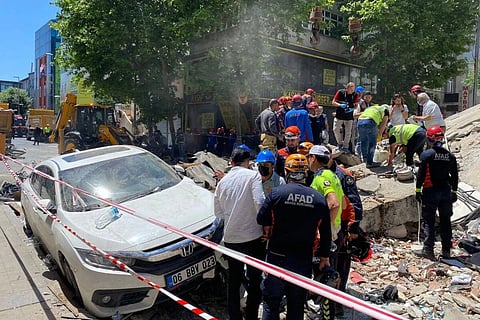 One killed as residential building collapses in Istanbul: Report