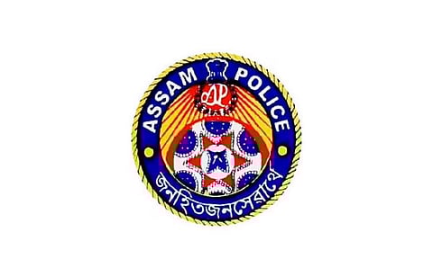 Assam: Police stage march in Silchar on the eve of Bakri Eid