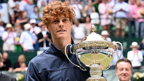 Halle Open: Italian world number one Jannik Sinner wins first title on grass