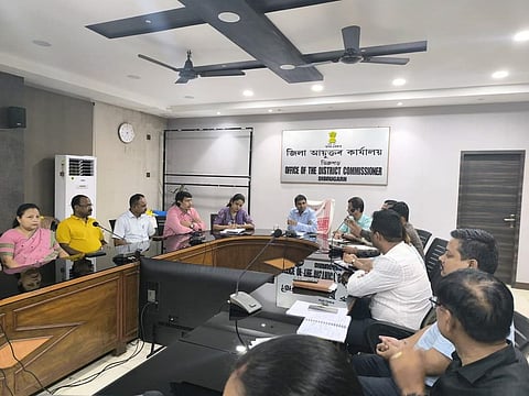 Dibrugarh Grapples with Severe Waterlogging: DC Holds Urgent Meet, Initiate Clean-up Operations