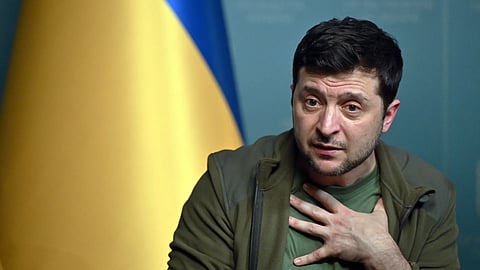 President Volodymyr Zelensky tells Ukraine conference pressure on Moscow is increasing