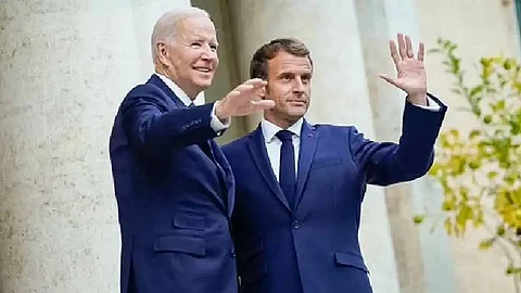 President Joe Biden, Emmanuel Macron pledge support to Ukraine at start of state visit