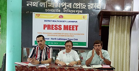 Adult BCG Vaccination Campaign Set to Launch in Lakhimpur and Sivasagar Districts of Assam from June 11