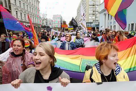 Pride march in Kyiv for the first time since Russian invasion