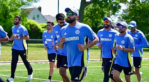 T20 World Cup 2024: Team India sweat it out in net session ahead of warm-up match