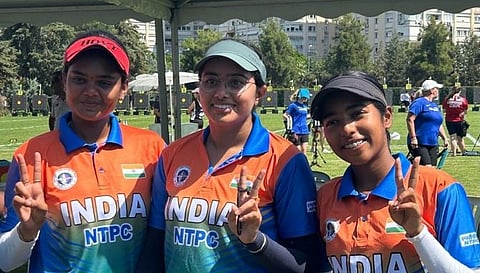Indian Compound Women’s Team Clinches Hat-Trick Gold at Archery World Cup Stage-3