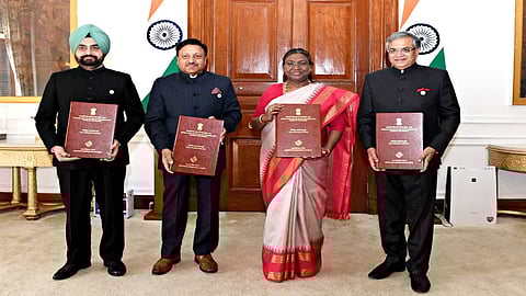 Election Commission of India submits names of newly-elected Lok Sabha MPs to President Droupadi Murmu