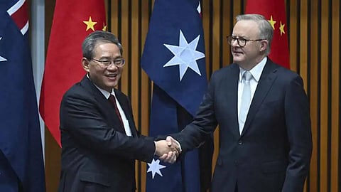 Agreed to manage differences, disagreements; Chinese Premier Li Qiang after meeting with Australian counterpart Anthony Albanese