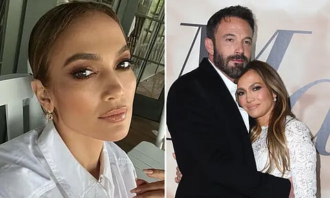 American actress and singer Jennifer Lopez flies economy class to Paris without Ben amid marital woes