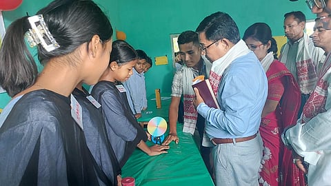 Assam: Science exhibition held at Purani Tangla HS school in Udalguri district
